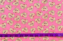 Charger l'image dans la galerie, The Muppets Miss Piggy Pink Fabric - 1/2 Meter - Cotton Fabric