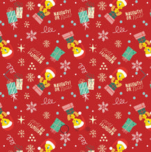 Charger l'image dans la galerie, Winter Holiday IV - Tweety Gift Toss - Red Fabric - 1/2 Meter - Cotton Fabric