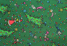 Load image into Gallery viewer, How the Grinch Stole Christmas 22569 Green Robert Kaufman - 1/2 Meter - Cotton Fabric
