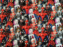 Charger l'image dans la galerie, Spiderman and Friends Digital 69717 - Multi Fabric - 1/2 Meter - Cotton Fabric