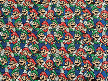 Charger l'image dans la galerie, Nintendo Mario and Luigi Fabric - 1/2 Meter - Cotton Fabric