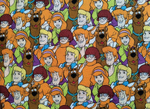 Load image into Gallery viewer, Scooby Doo 23700302JAS - Multi Fabric - 1/2 Meter - Cotton Fabric