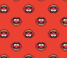 Charger l'image dans la galerie, The Muppets Animal Red Fabric - 1/2 Meter - Cotton Fabric