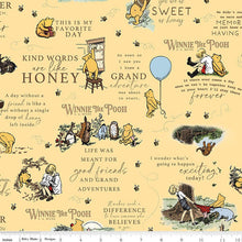 Charger l'image dans la galerie, Winnie The Pooh Main C17000 - Yellow Fabric - 1/2 Meter - Cotton Fabric
