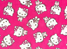 Load image into Gallery viewer, Hello Kitty Pink Sweet - Pink Fabric - 1/2 Meter - Cotton Fabric