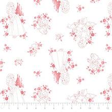 Charger l'image dans la galerie, Snow White - White Fabric - 1/2 Meter - Cotton Fabric