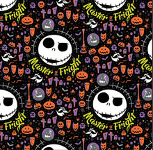 Load image into Gallery viewer, Frightful Halloween Fabric - 1/2 Meter - Cotton Fabric