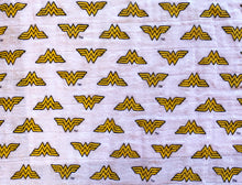 Charger l'image dans la galerie, Wonder Woman Logo Fabric - 1/2 Meter - Swaddle Muslin