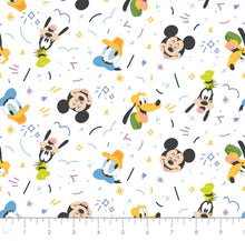 Load image into Gallery viewer, Mickey Mouse Play All Day 85271024 01 Fabric - 1/2 Meter - Cotton Fabric