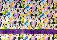 Load image into Gallery viewer, Mickey Mouse Play All Day 85271020 01 Fabric - 1/2 Meter - Cotton Fabric