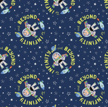 Charger l'image dans la galerie, Toy Story Let's Play - Buzz In Space - Navy Fabric - 1/2 Meter - Cotton Fabric