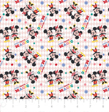 Load image into Gallery viewer, Character Nursery - Mickey Mouse Magic - Pink Fabric - 1/2 Meter - Cotton Fabric