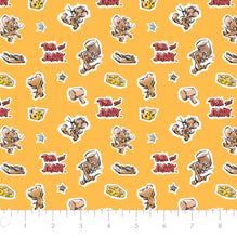 Charger l'image dans la galerie, Tom and Jerry Foes Forever - Jerry 24160204 01 Fabric - 1/2 Meter - Cotton Fabric