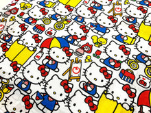 Load image into Gallery viewer, Hello Kitty at Play - White Fabric - 1/2 Meter - Cotton Fabric
