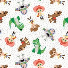Charger l'image dans la galerie, Toy Story Let's Play - Let's Play - White Fabric - 1/2 Meter - Cotton Fabric
