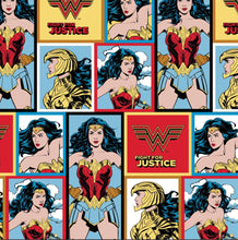 Charger l'image dans la galerie, Wonder Woman - WW84 - Blocks Fabric - 1/2 Meter - Cotton Fabric