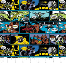 Load image into Gallery viewer, Disney/Pixar Toy Story Collection III Buzz Spotlight -Buzz Cartoon-Blue Fabric - 1/2 Meter - Cotton Fabric