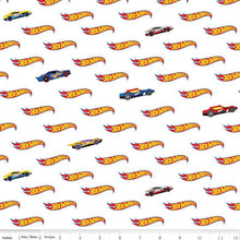 Load image into Gallery viewer, Hot Wheels C9752 White Fabric - 1/2 Meter - Cotton Fabric