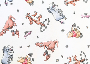 Winnie the Pooh 73813 - White Fabric - 1/2 Meter - Cotton Fabric