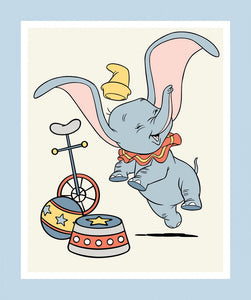Disney Dumbo Panel - Cotton Fabric