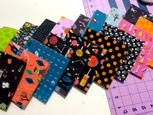 Halloween #1 - 5” Squares - 20pcs - Cotton Fabric
