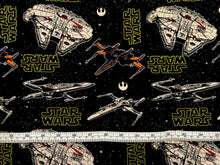 Charger l&#39;image dans la galerie, Star Wars Ship - 1 Yard Cut - Cotton Fabric
