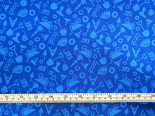 Load image into Gallery viewer, CatR Building Crew Blue - Fabric - 1/2 Meter - Cotton Fabric
