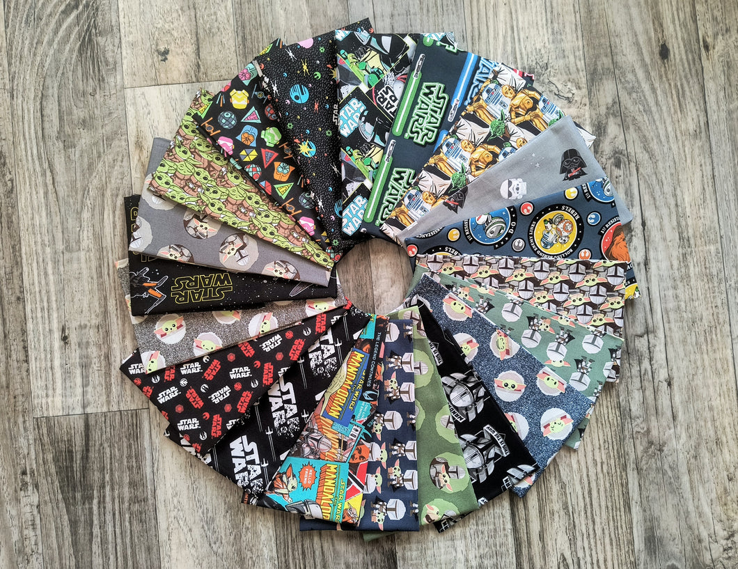 Star Wars II - Ultimate Bundle - 20PCS Fat Quarter Bundle - Cotton Fabric