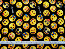 Charger l&#39;image dans la galerie, Emoji - 1 Yard Cut - Cotton Fabric
