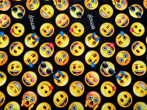 Emoji - 1 Yard Cut - Cotton Fabric