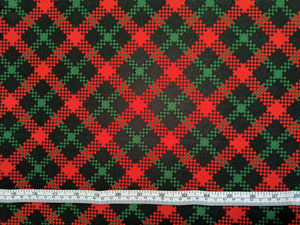 Christmas Tartan - 1 Yard Cut - Cotton Fabric