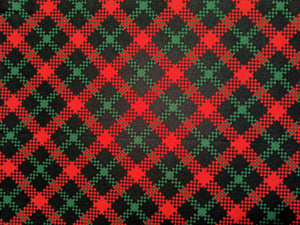 Christmas Tartan - 1 Yard Cut - Cotton Fabric