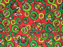 Load image into Gallery viewer, How the Grinch Stole Christmas ADE-22566 223 Red Robert Kaufman - 1/2 Meter - Cotton Fabric

