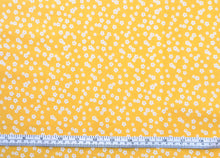Load image into Gallery viewer, Flower Yellow/White Fabric - 1/2 Meter - Cotton Fabric
