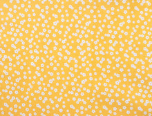 Load image into Gallery viewer, Flower Yellow/White Fabric - 1/2 Meter - Cotton Fabric
