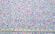Load image into Gallery viewer, Fairies Friends Flowers - Light Purple Fabric - 1/2 Meter - Cotton Fabric
