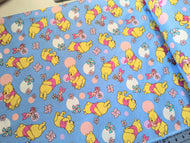 Winnie the Pooh Flannel Fabric - 1/2 Meter
