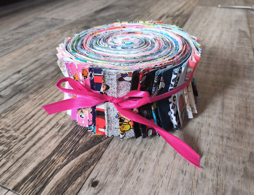 Mystery Licensed Jelly Roll - 40pcs - 2.5Inches