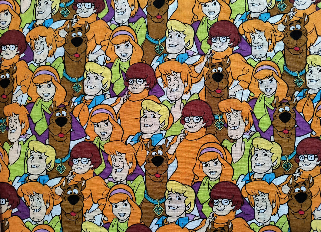 Scooby Doo 23700302JAS - Multi Fabric - 1/2 Meter - Cotton Fabric