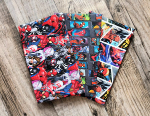 Digital Malvel Spiderman 3PCS Fat Quarter Bundle - Cotton Fabric