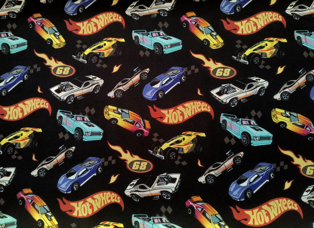 Hot Wheels - Made to Race - CD15300 Fabric - 1/2 Meter - Cotton Fabric