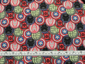 Marvel Avengers Coins CP71718 Fabric - 1/2 Meter - Cotton Fabric