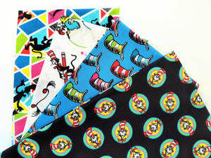 Dr. Seuss Express Yourself 4 PCS Fat Quarter Bundle - Cotton Fabric