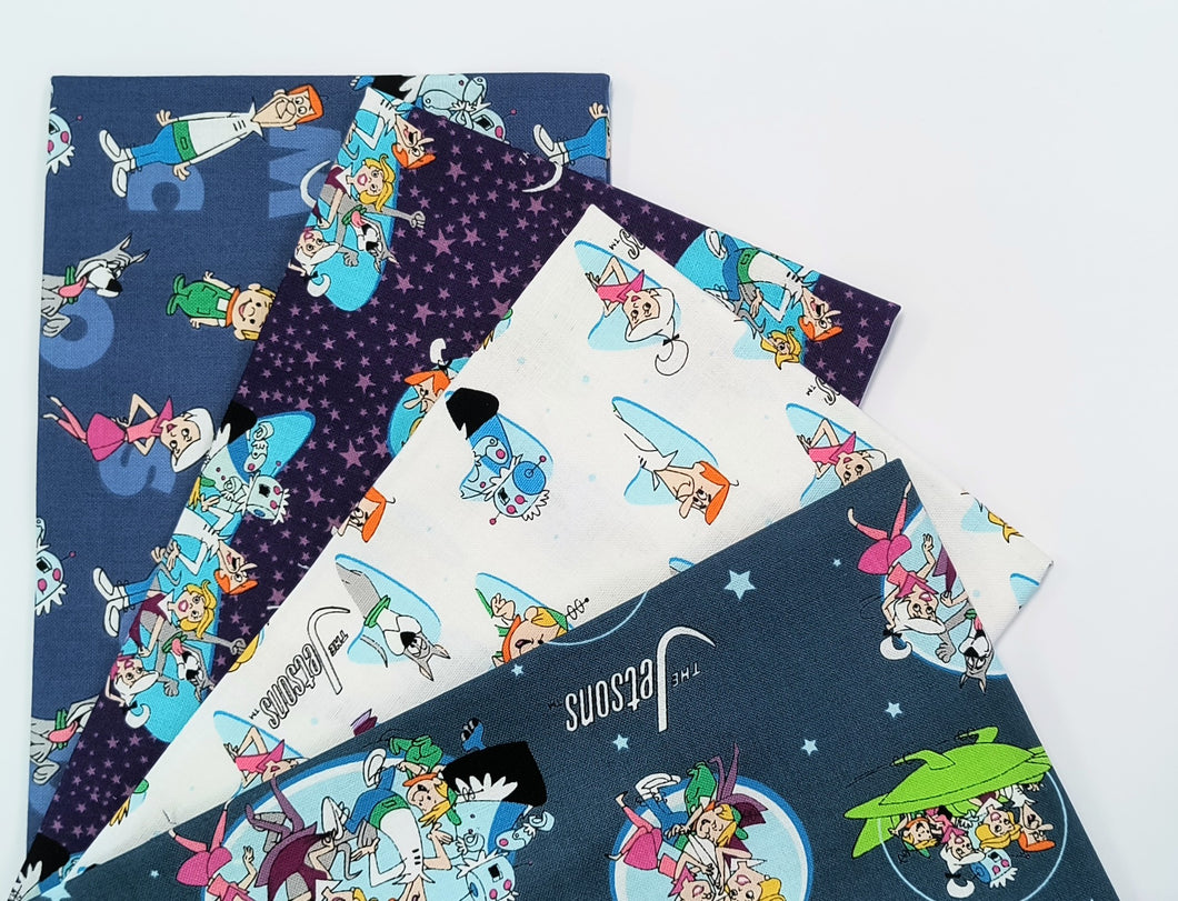 The Jetsons 4 PCS Fat Quarter Bundle - Cotton Fabric