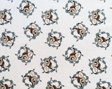 Load image into Gallery viewer, Bambi 73467 - White Fabric - 1/2 Meter - Cotton Fabric
