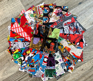 Marvel #1 - 5” Squares - 20pcs - Cotton Fabric