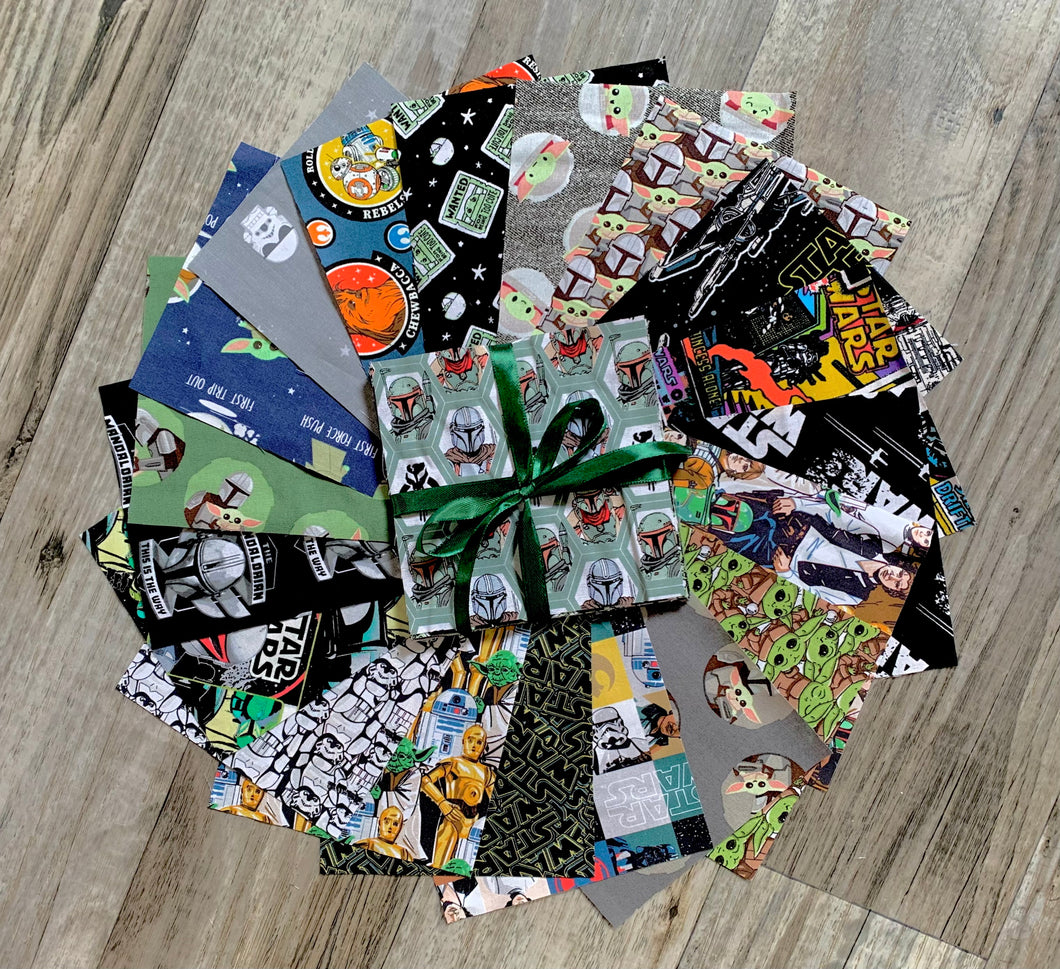 Star Wars #1 - 5” Squares - 20pcs - Cotton Fabric