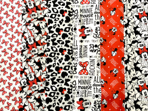 Minnie 6PCS Fat Quarter Bundle - Cotton Fabric (Copy)
