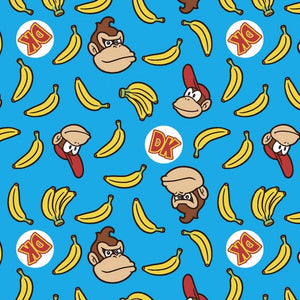 Nintendo Donkey Kong Fabric - 1/2 Meter - Cotton Fabric