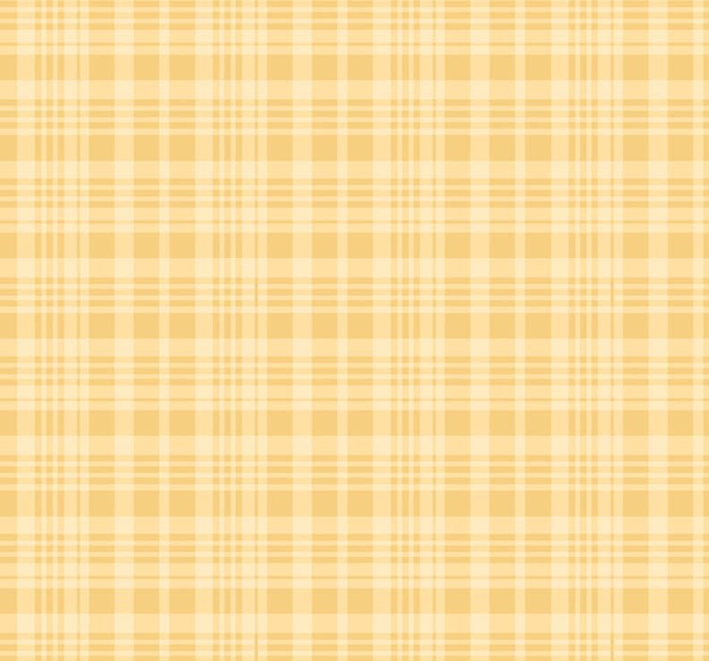 Winnie The Pooh Plaid C17005 - Yellow Fabric - 1/2 Meter - Cotton Fabric